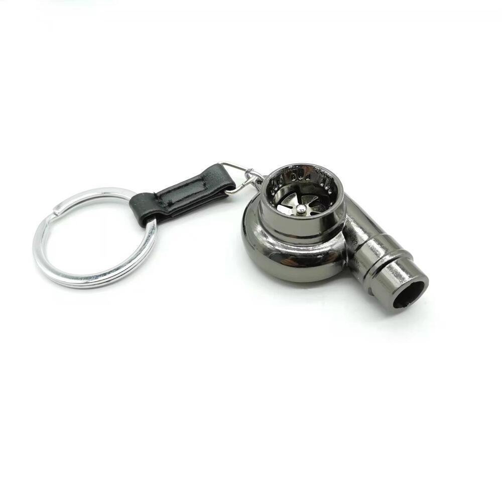 Automotive Parts Model Key Ring Set Spinning Rim Chain JDM keychain Turbo Keychain