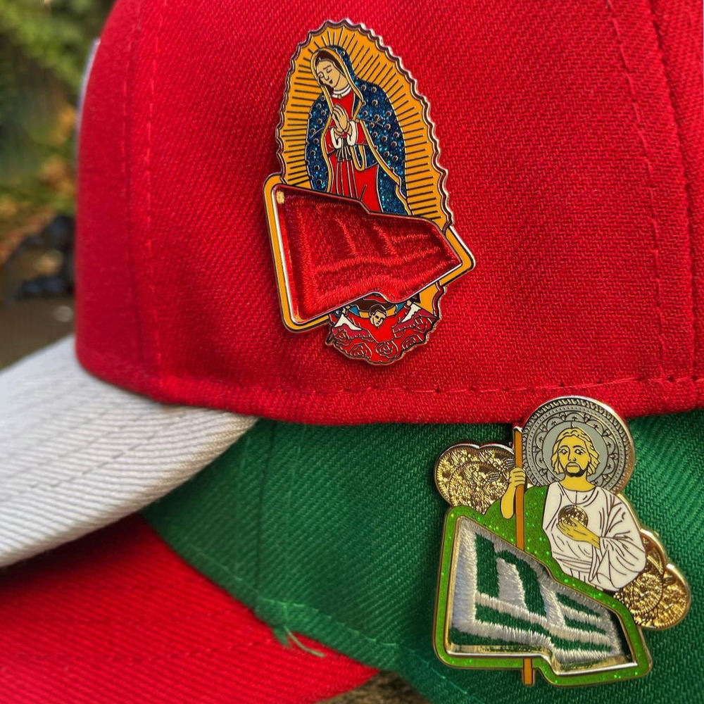 1pc New Jesus Judas Mexican Metal Enamel Cowboy Baseball Hat Cap Pin Anime Mens Cowboy Hat Pin