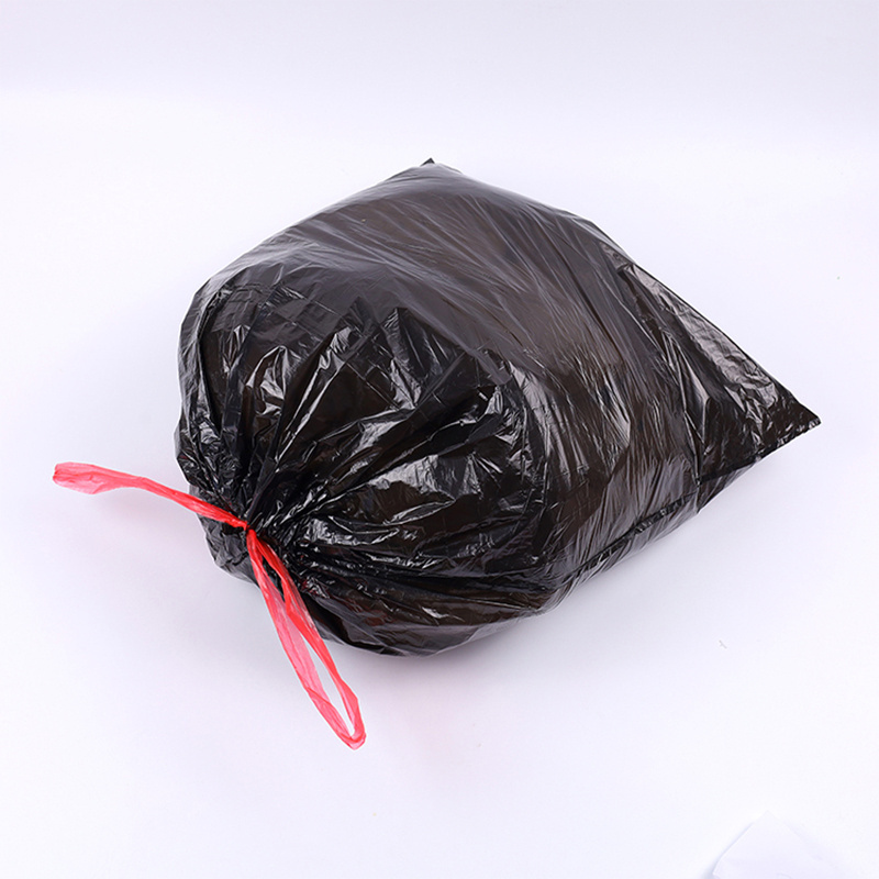 Custom compostable cornstarch degradable flat plastic trash garbage roll bags biodegradable poly bolsa de basura dustbin bags