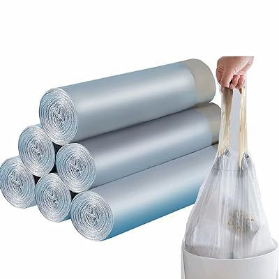 Trash bags 4 gallon small kitchen garbage bags