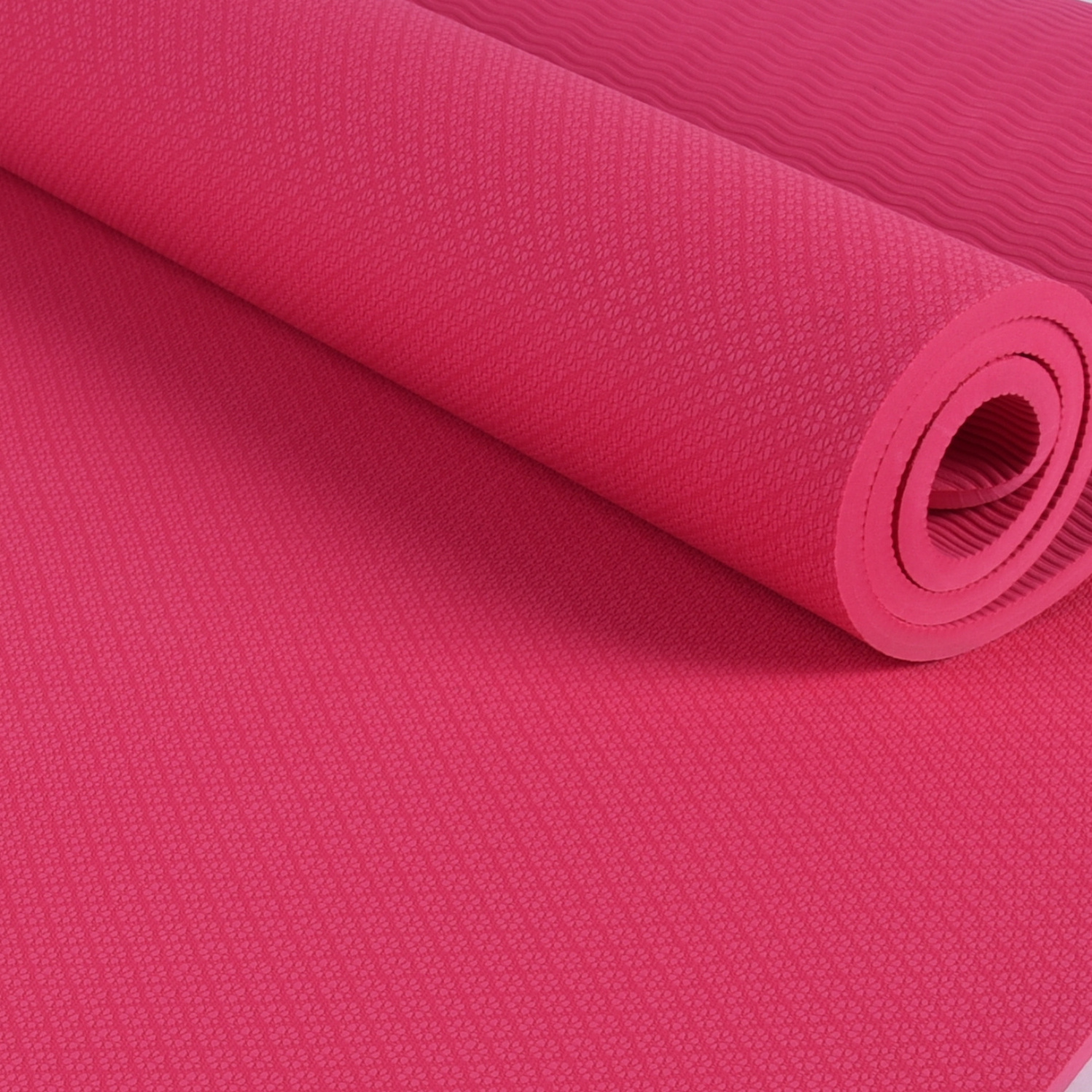 6MM Home Use Pilates Single Layer Non Slip TPE Yoga Mat Eco-Friendly Material for Women