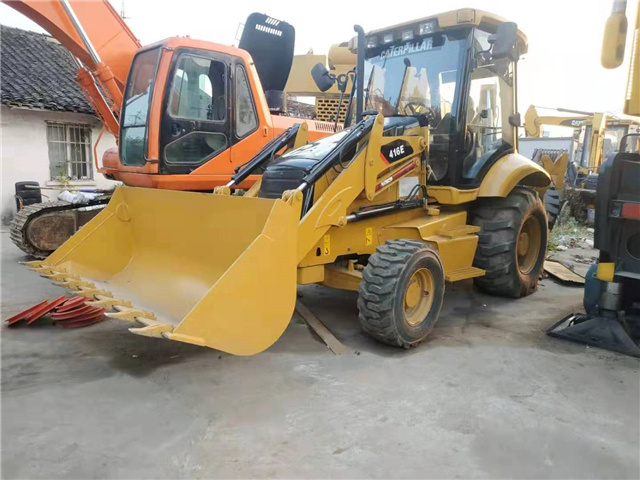 Nearly new cat backhoe loader , CAT used 416e backhoe loader , CAT 416 wheel bachoe loader