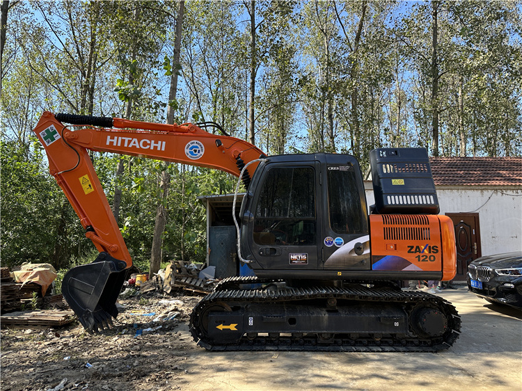 12ton stock hydraulic excavator hitachi zx120 zx120-5 zx120-6 low price crawler excavator machinery for sale