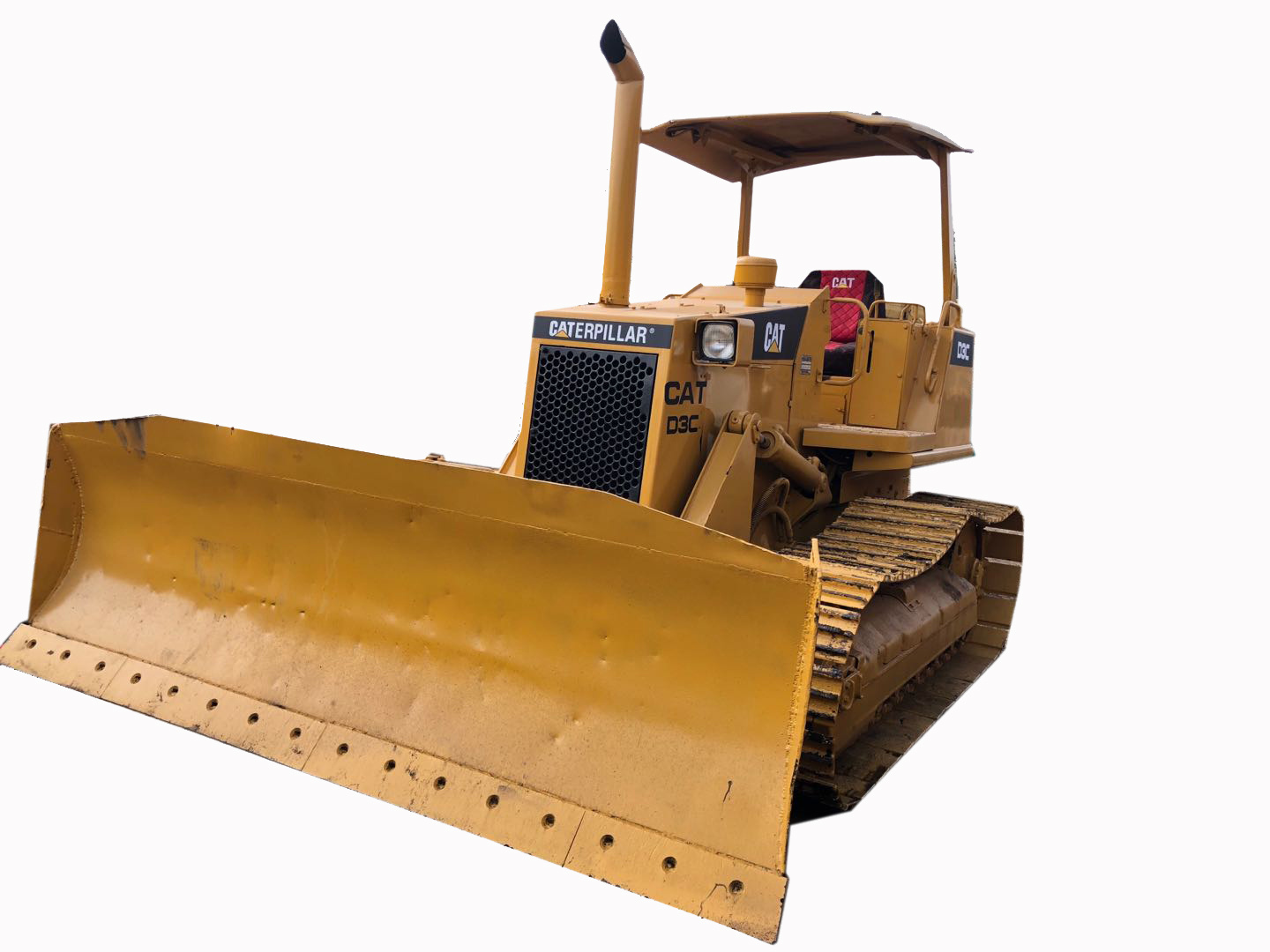 Earth-moving Machinery Used CAT D3C bulldozer, used cheap bulldozer CAT D3 D4 D5 mini bulldozer for sale