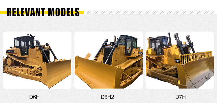 Original condition with color CAT D7H Used Bulldozer / d9r d9n d8k d8r d8n d7 d6 d5 d4 d3 dozer for sale