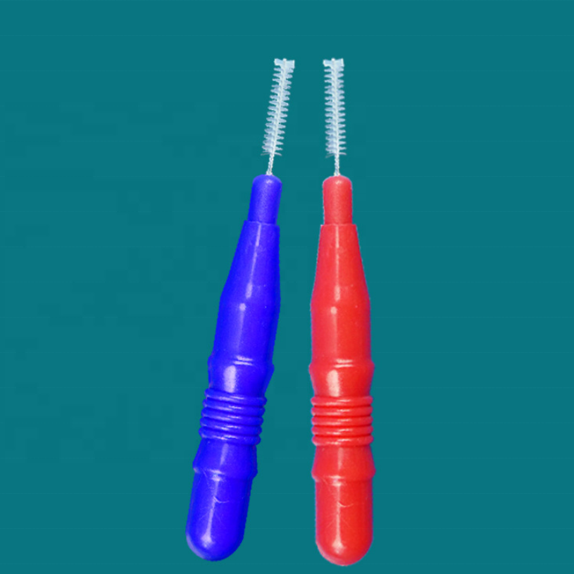 Manufacture Deep Clean Dental Floss Interdental Brush Gap Toothpicks Custom Soft Bristle I Shape Plastic Tooth Pick