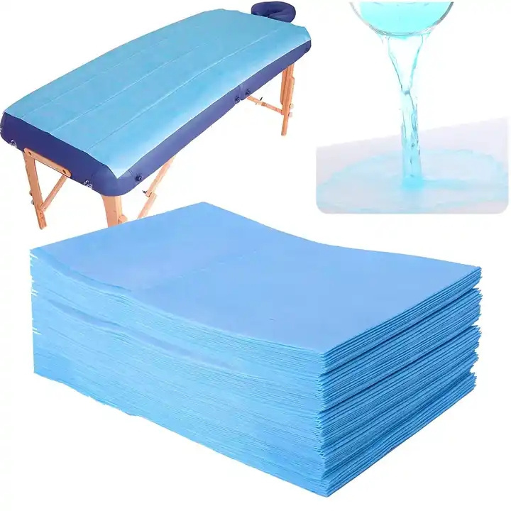 Manufacture 180x80cm Hospital Disposable Mattress Salon Bed Sheet Spa Non Woven Massage Bed Cover