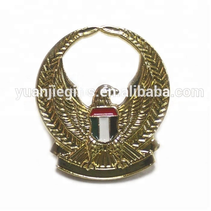 Manufacture custom die casting pins 3D antique brass metal lapel pin souvenir zinc alloy enamel pin