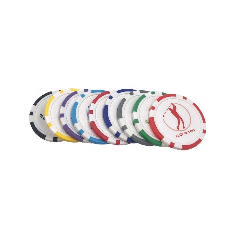 High quality casino poker chips tokens with custom printing sticker for sale