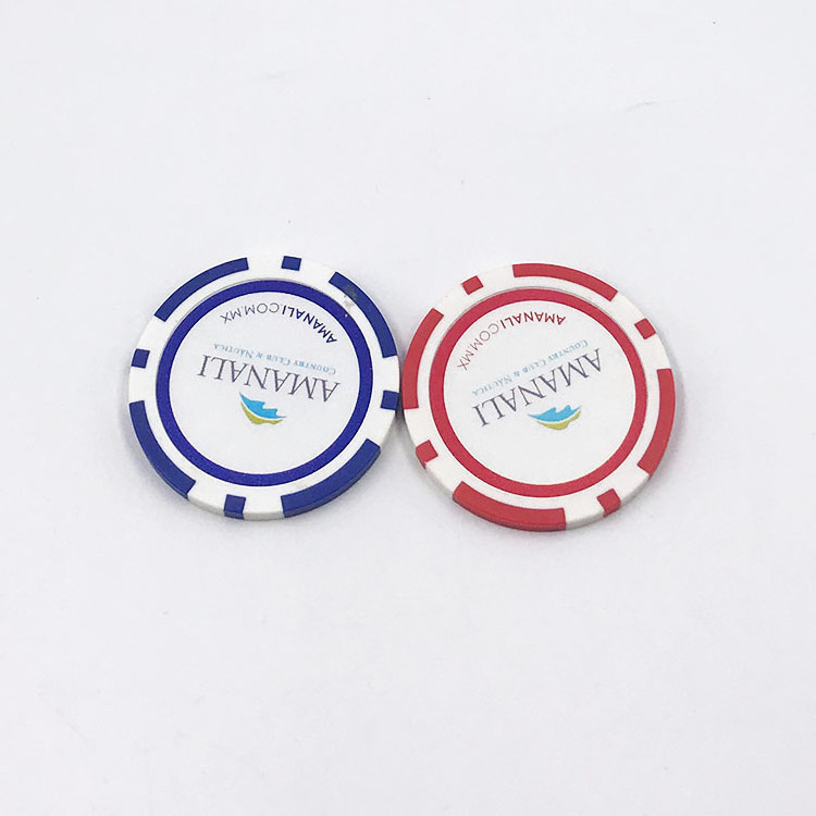 Ceramic custom printed logo cheap poker chips wholesale