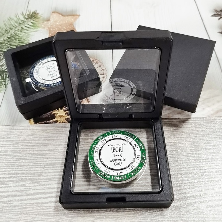 Custom Poker chip Golf Club High Quantity Sliver Metal Poker Chips With Removable Metal Magnetic Ball Marker Coin With box