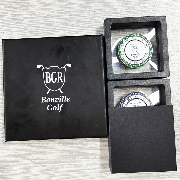 Custom Poker chip Golf Club High Quantity Sliver Metal Poker Chips With Removable Metal Magnetic Ball Marker Coin With box