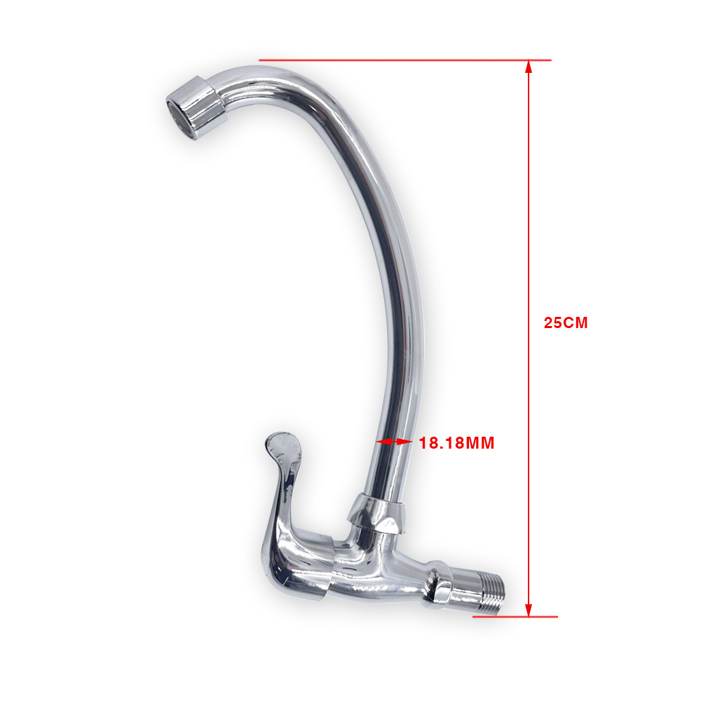 Kitchen Small Fish Tail Single Cold Wall Mounted Faucet Filter Kitchen Faucet Hot and Cold Mixer Taps