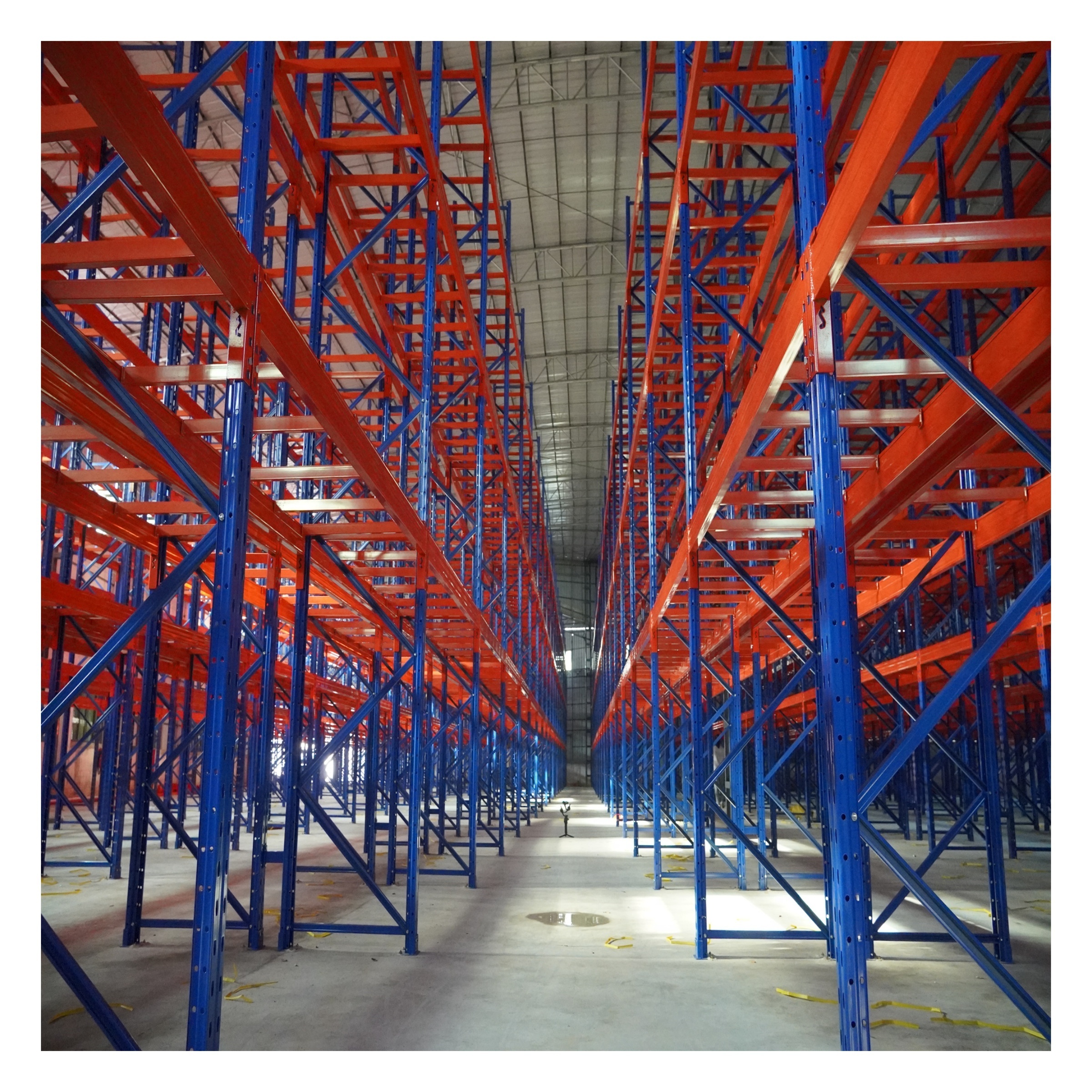 Industrial Pallet Boltless Steel double deep heavy duty shelving racking for warehouse storage