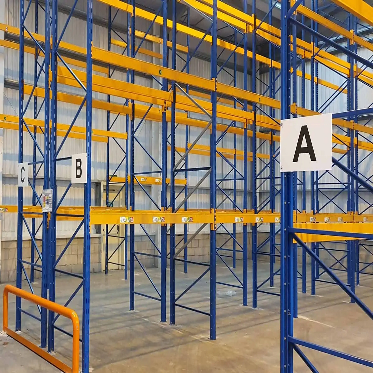 Warehouse Durable Steel Storage Double Deep Save Space Selective Heavy Duty Beam Pallet Rack with lift