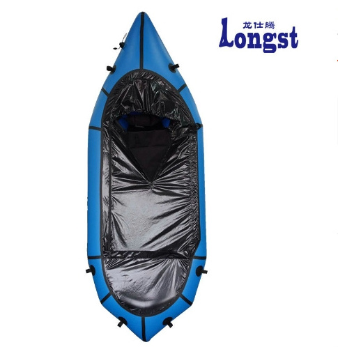 YUANJING Customized Pack Raft Whitewater TPU Material Inflatable Ultralight boat Green Canoe Kayak Packraft Set