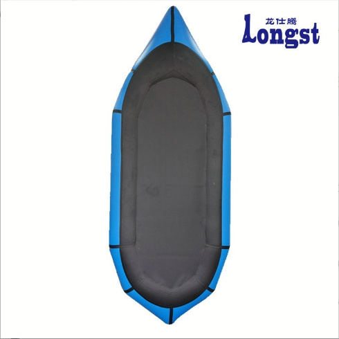 YUANJING Customized Pack Raft Whitewater TPU Material Inflatable Ultralight boat Green Canoe Kayak Packraft Set