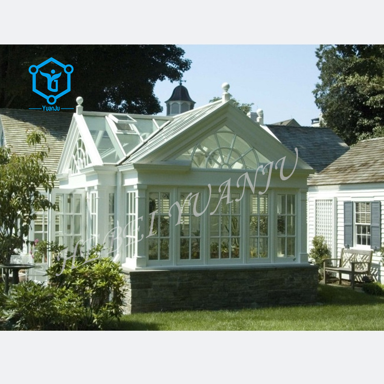 High Quality Outdoor Large Size Modern Glass Sunroom Wrought Tron Victorian Garden Gazebo