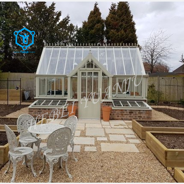 High Quality Outdoor Large Size Modern Glass Sunroom Wrought Tron Victorian Garden Gazebo