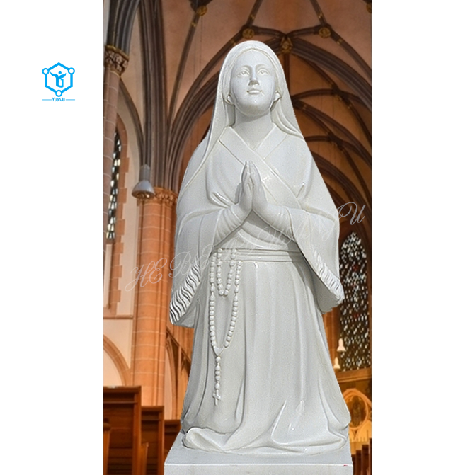 YUANJU Life Size Hand Carved Religious Church Classic Religious Figure Holy Family Statue For Sale