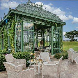 YUANJU Outdoor Garden Large Outdoor greenhouse Wrought Iron Gazebo