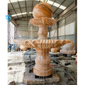 YUANJU Factory direct sale Floating Stone Rolling Sphere Garden Water Fountain