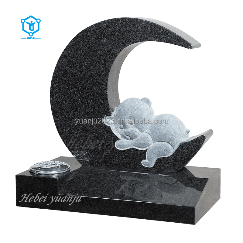 Unique cemetery headstones baby grave bear headstones heart shape tombstones