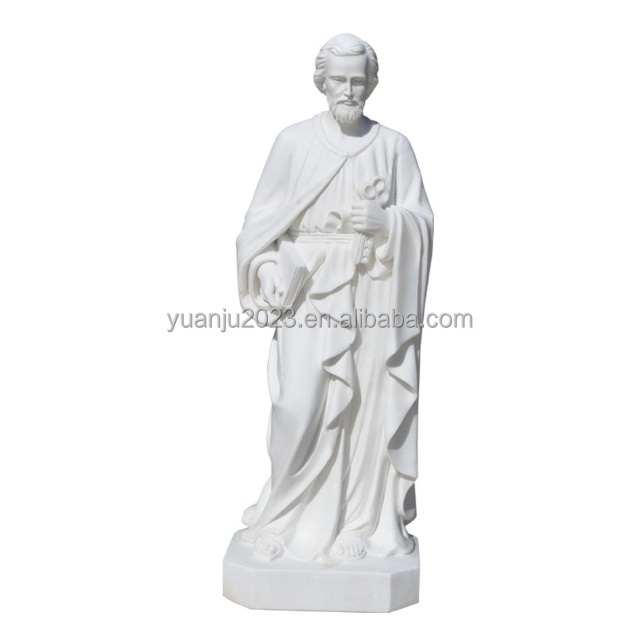 YUANJU Life Size Hand Carved Religious Church Classic Religious Figure Holy Family Statue For Sale