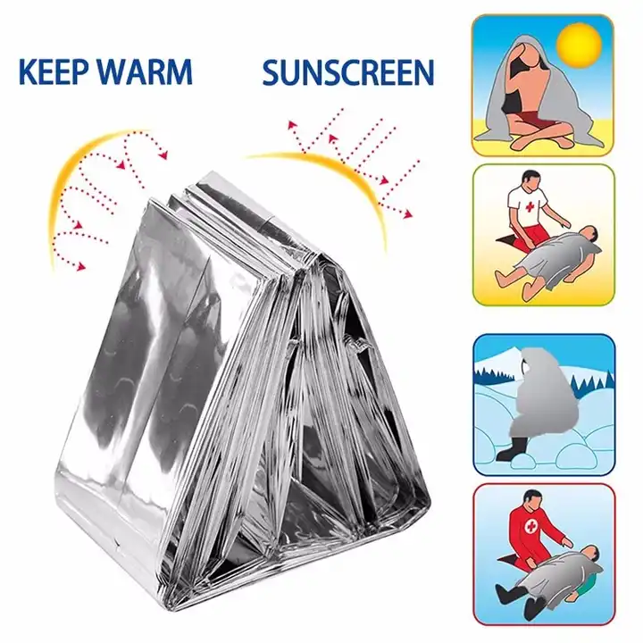 Mylar Thermal Emergency Rescue Survival Thermal Blanket Fire Emergency Blanket Cheaper Price