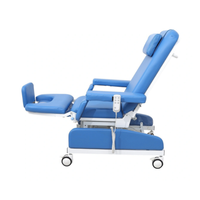 Manufacturer Cheap Electric Blood Dialysis Chair Hospital Folding Lift Adjustable Chair High Quality 2 Motor Infusion Chair