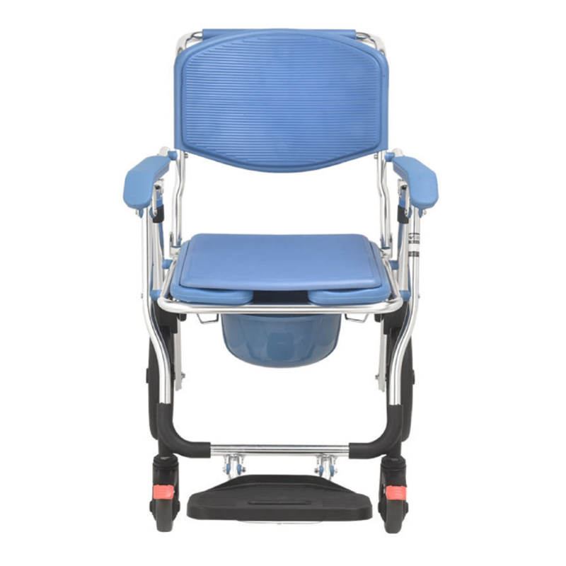 Hospital Wheelchair Toilet Chair Commode Chair Adult For Elderly Senior Potty Cart With Wheels Wheeled Commode Chair Collapsible