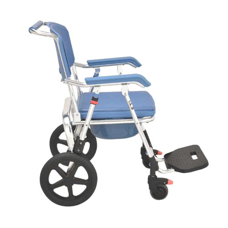 Hospital Wheelchair Toilet Chair Commode Chair Adult For Elderly Senior Potty Cart With Wheels Wheeled Commode Chair Collapsible