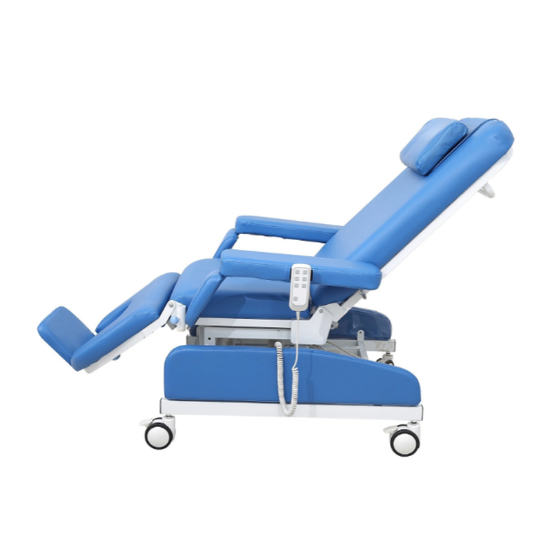 Manufacturer Cheap Electric Blood Dialysis Chair Hospital Folding Lift Adjustable Chair High Quality 2 Motor Infusion Chair