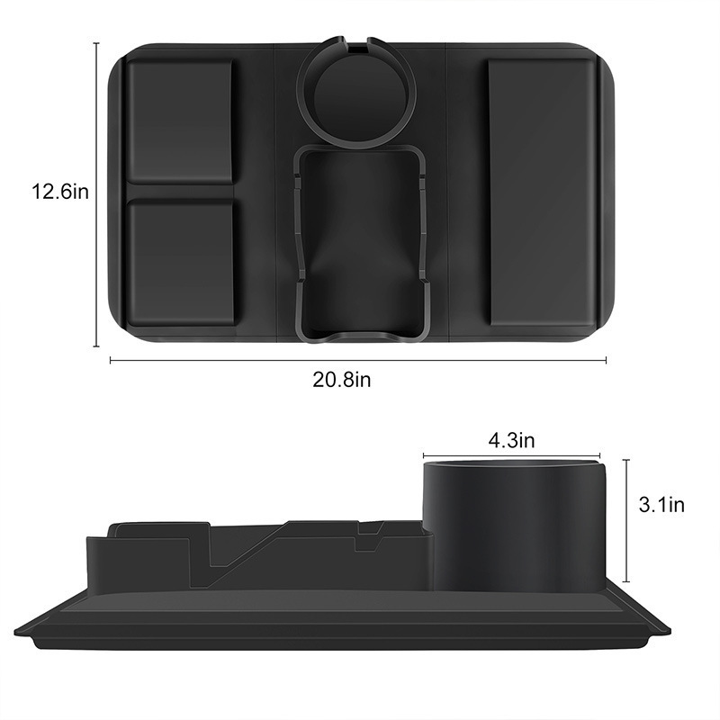 Couch Cup Holder Tray Silicone Drink Coaster for Armrest Recliner and Chair,Perfect Drink Holder for Your Sofa or Couch