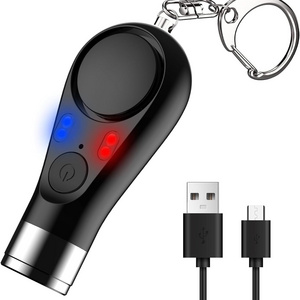 Portable 140DB LED Keychain Personal Alarm for Women Children Elders-Emergency SOS Security & Self Defense Weapon