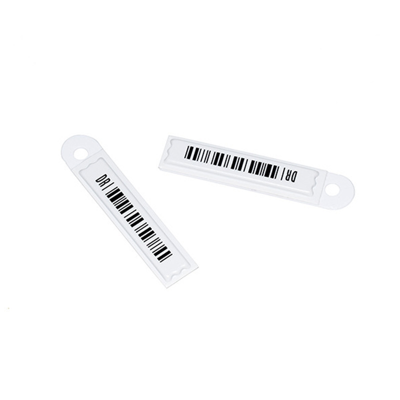 OEM Jewelry Hanging Security Hard Label Tag 58KHz EAS AM DR Anti Theft Soft Label with Holes