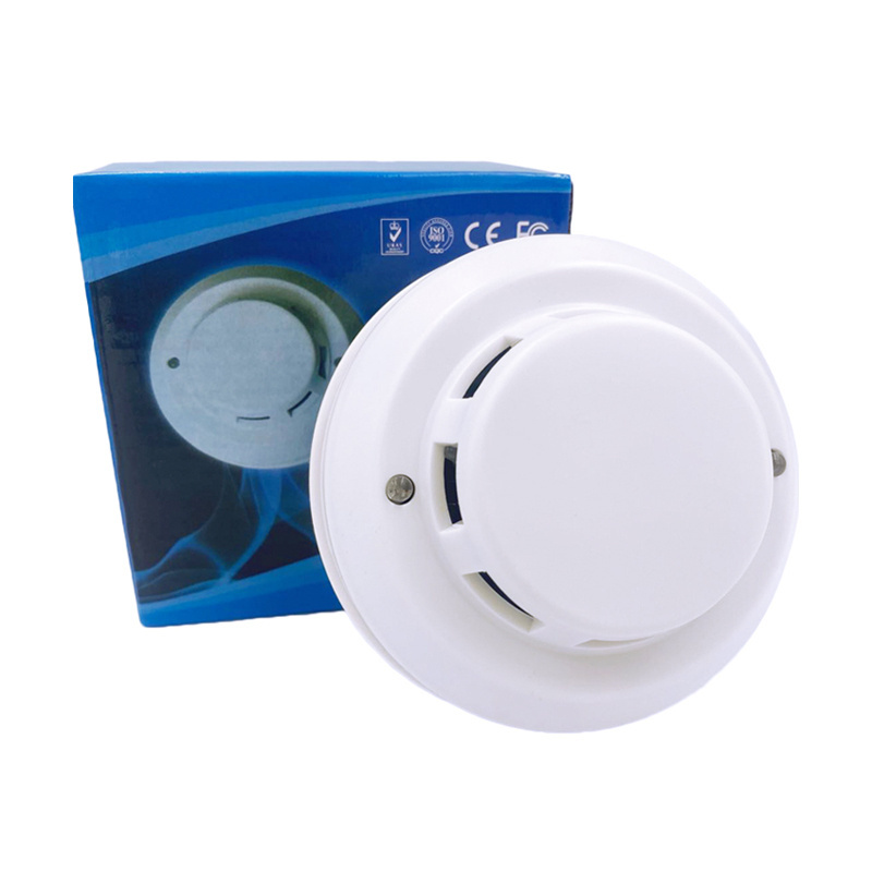 12/24V DC Power Supply Home Security CO Sensor Smoke Alarm 2 4 Wire Photoelectric Smoke Detector for Fire Alarm System