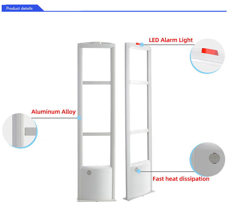 Retail shop 8.2Mhz EAS RF Security alarm system sensor gate for anti theft