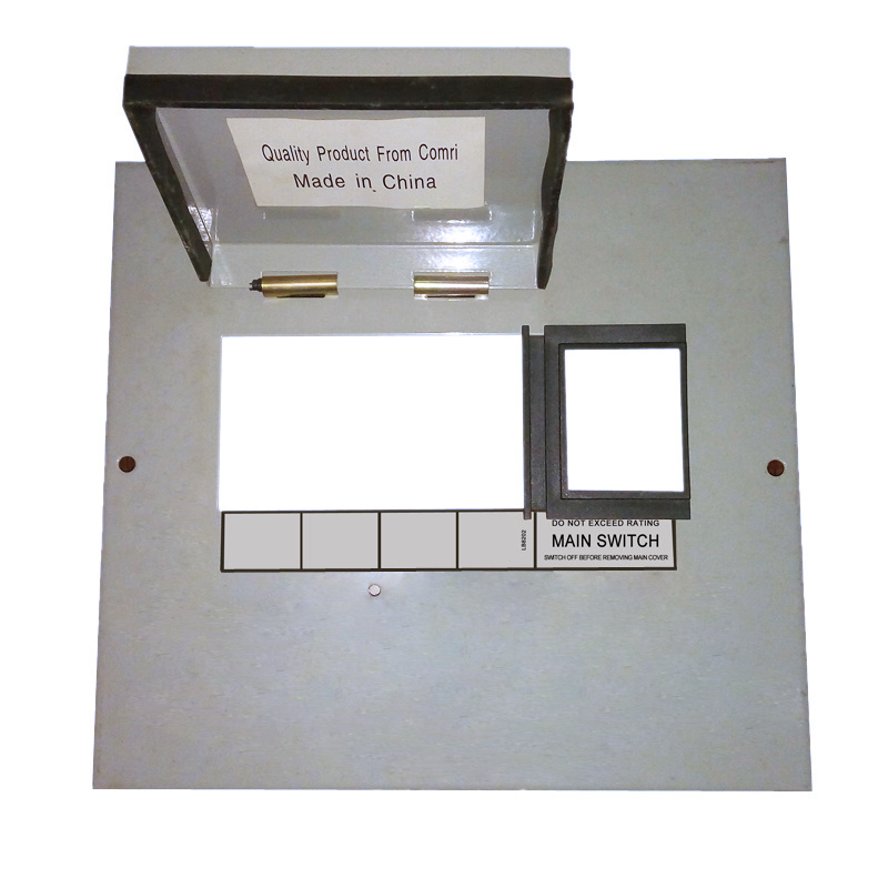 Panel board 4 way mcb distribution box with main switch electrical equipments supplies