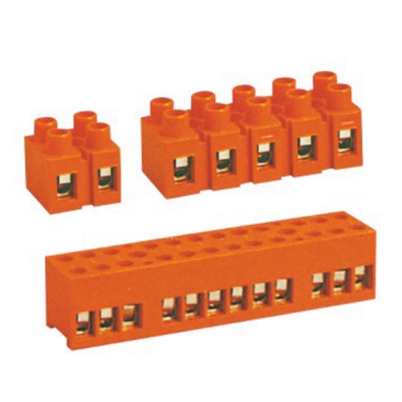 YUANKY plastic push in type terminal 2poles 3pole 380V 600V fixed type terminal blocks