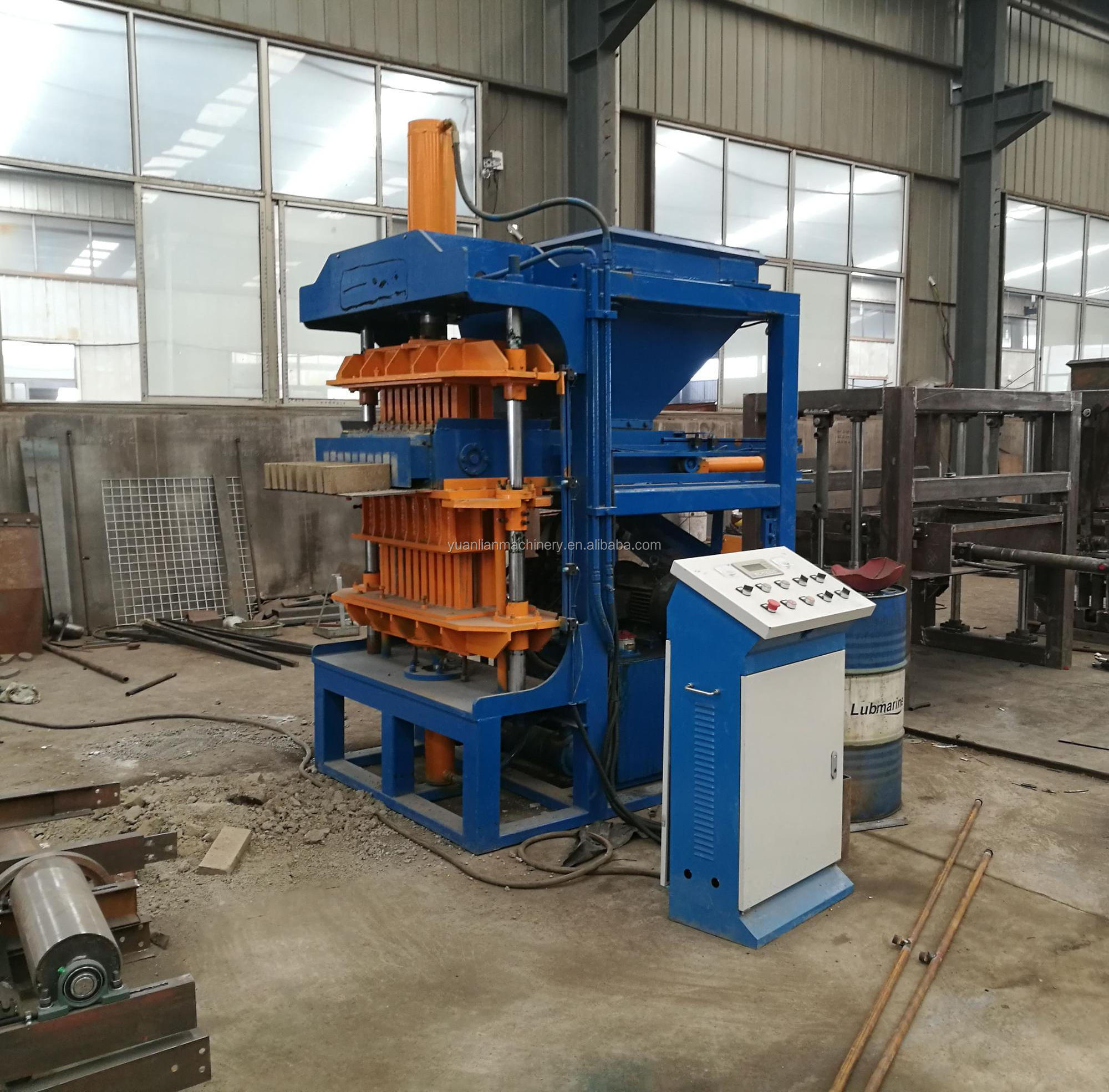 Factory directly !!! hydraulic press slope brick machine Baking Free clay porous brick making machine price