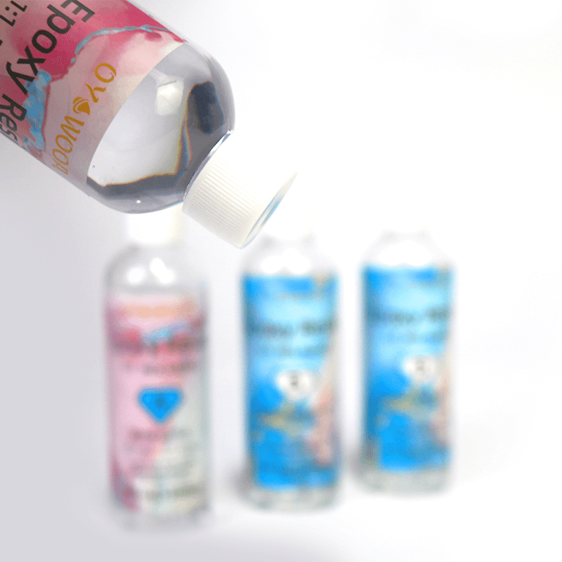 High Gloss Epoxy Resin and Hardener Kit Clear Crystal Resins AB Glue for Crafts Jewelry DIY making Casting deep pouring