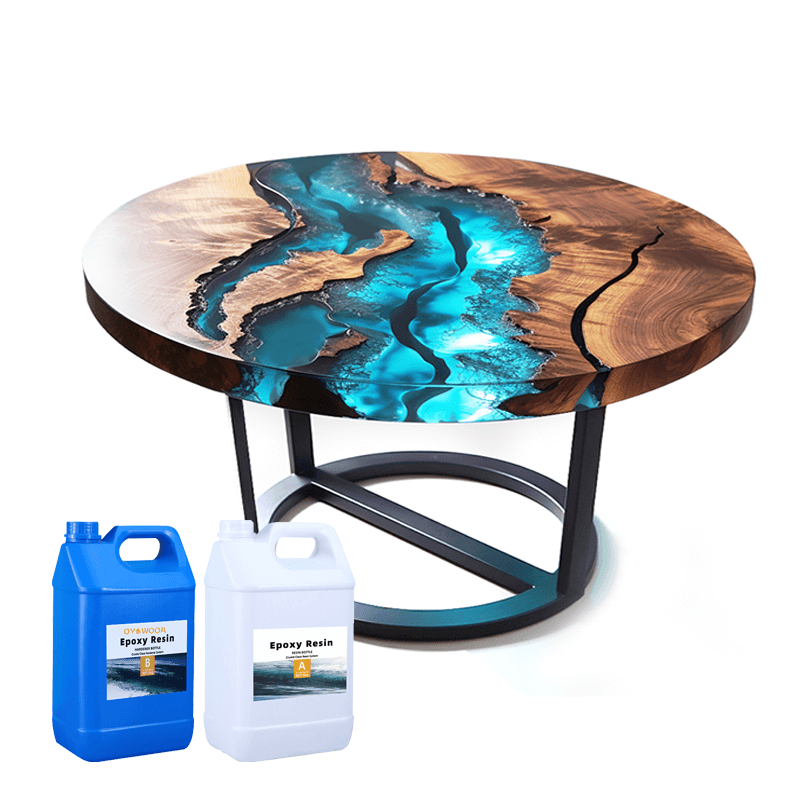 Deep pouring Epoxy resin clear liquid resin epoxy crystal clear price bulk epoxy glue casting for wood river table