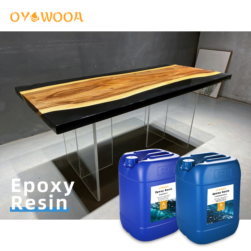 Factory wholesale liquid crystal clear epoxy resin floor epoxy resin river table special resin