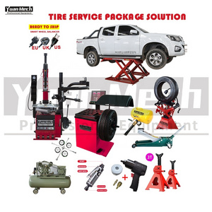 YuanMech Vehicle Equipment Garage Equipment and Tools Tire Changer Machine Combo