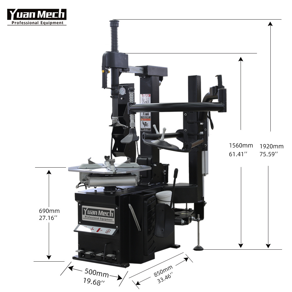 China Yingkou Car Service Station Equipment Automatic Tire Changers Machine to Change Tire for Tyre Changing Repair Garage