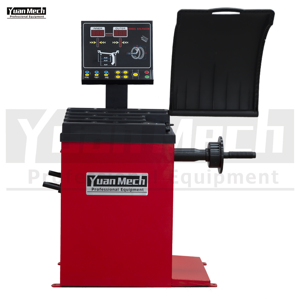 YuanMech B657 Easy Operation and High Quality Car / Motorcycle  Wheel Balancer Wheel Balancing Machine