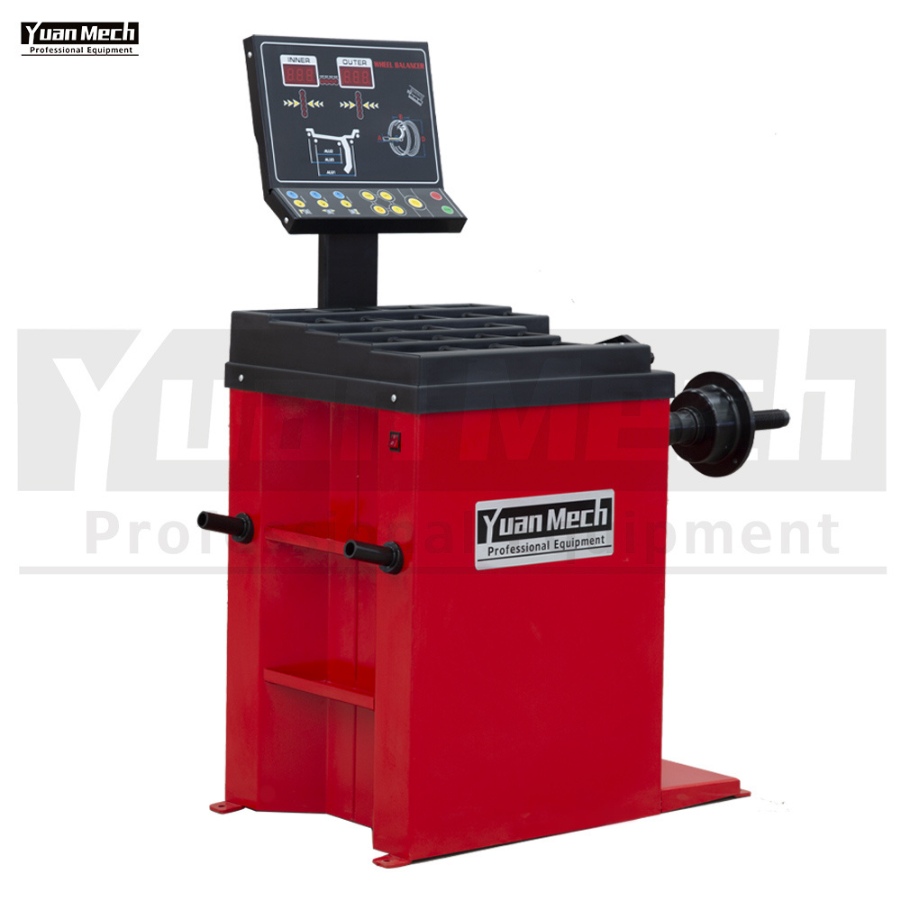 YuanMech B657 Easy Operation and High Quality Car / Motorcycle  Wheel Balancer Wheel Balancing Machine