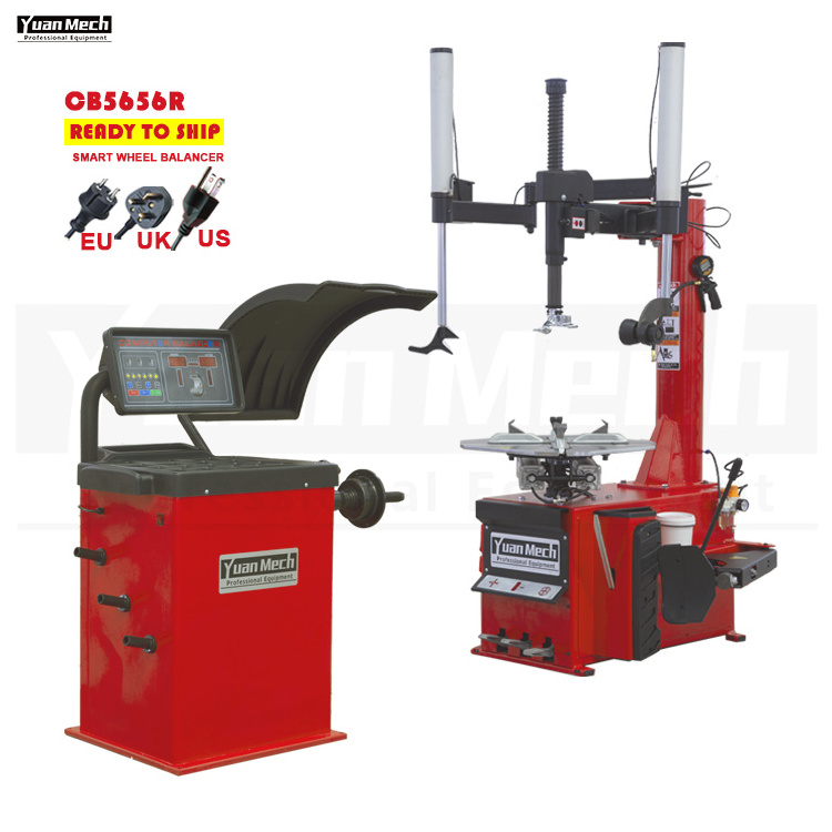 Car Mobile Manual Changer Tyre Tire Changer Machine And Wheel Balancer Combo Set