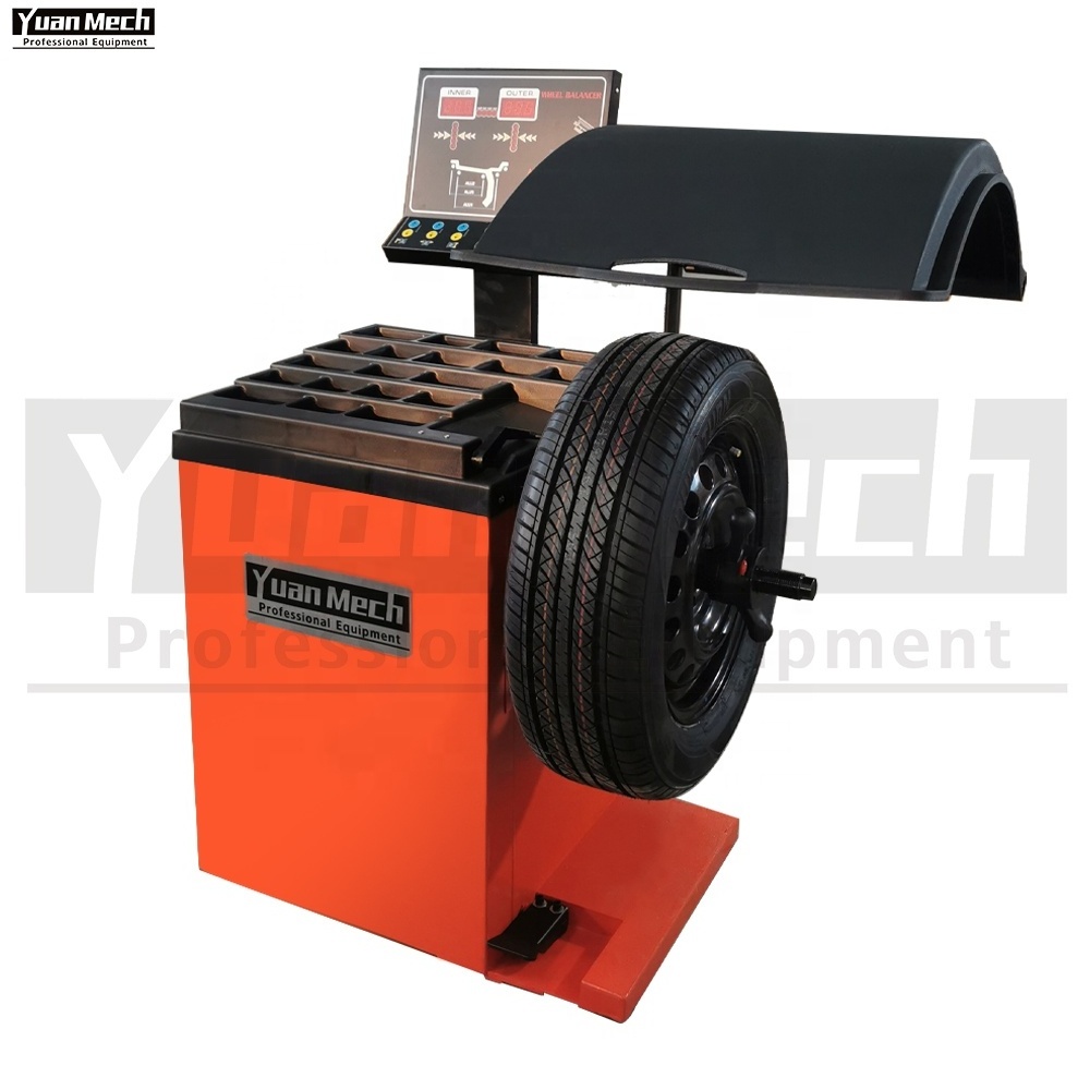 YuanMech  B657P Automatic Car Wheel Balancer with Pedal Brake Tyre Changer And Balancer